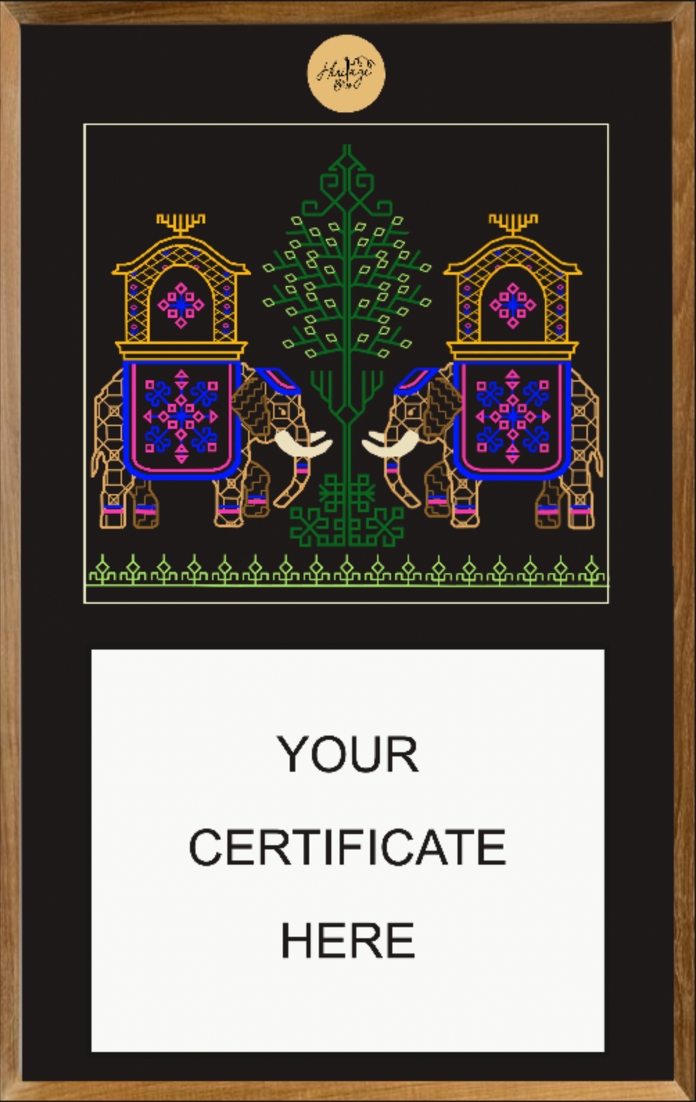 Kasuti Diploma Frame