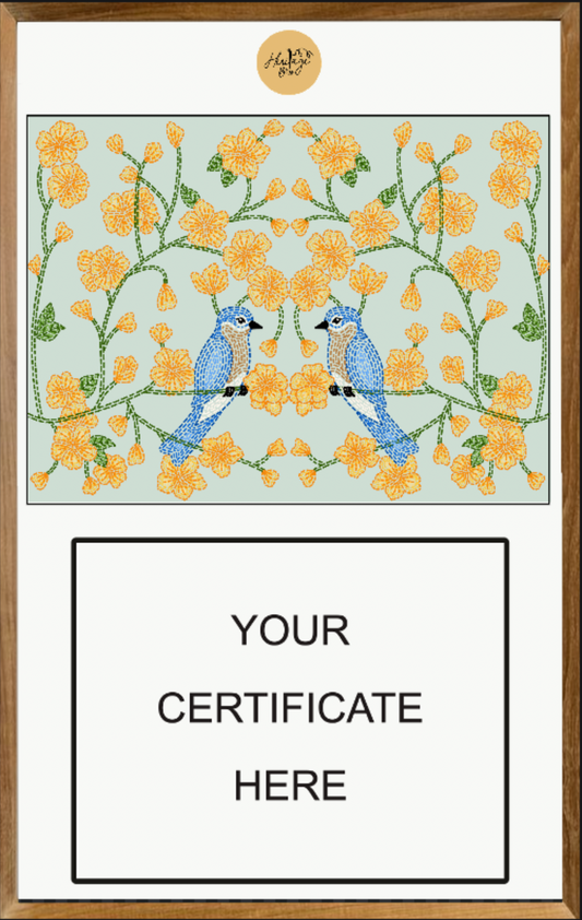 Kantha Diploma Frame