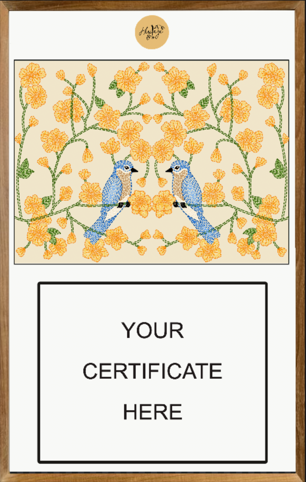 Kantha Diploma Frame